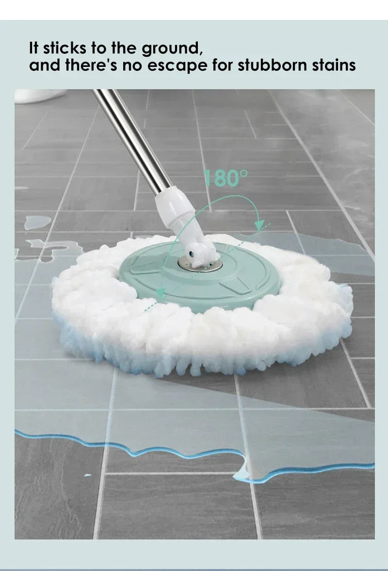 2025 NEW HOT spin mop with automatic rotating mop head