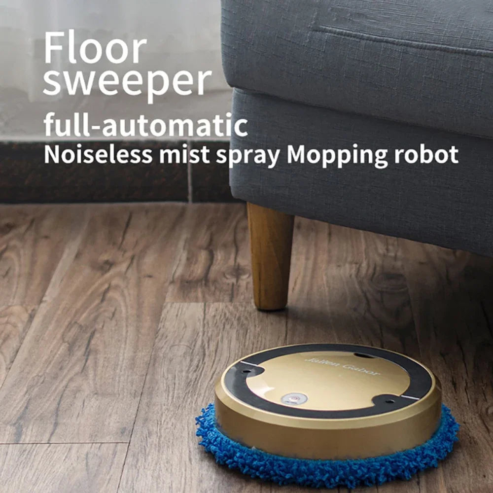 New mopping machine with sprayer, wet and dry smart home floor sweeping.