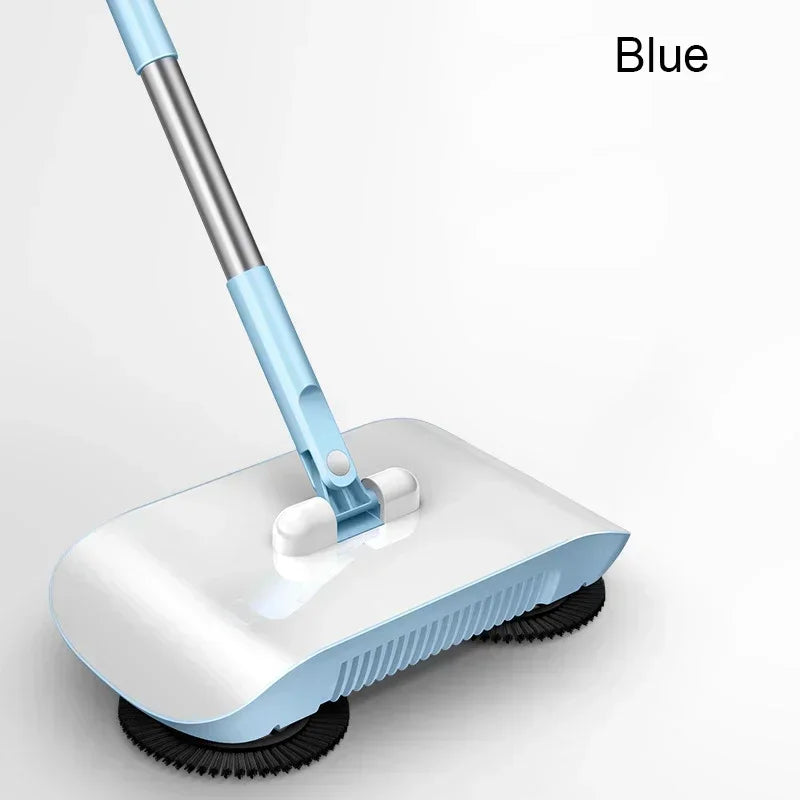 Hand-push sweeper/mop cleaning tool