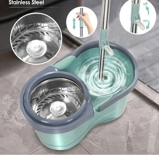 2025 NEW HOT spin mop with automatic rotating mop head