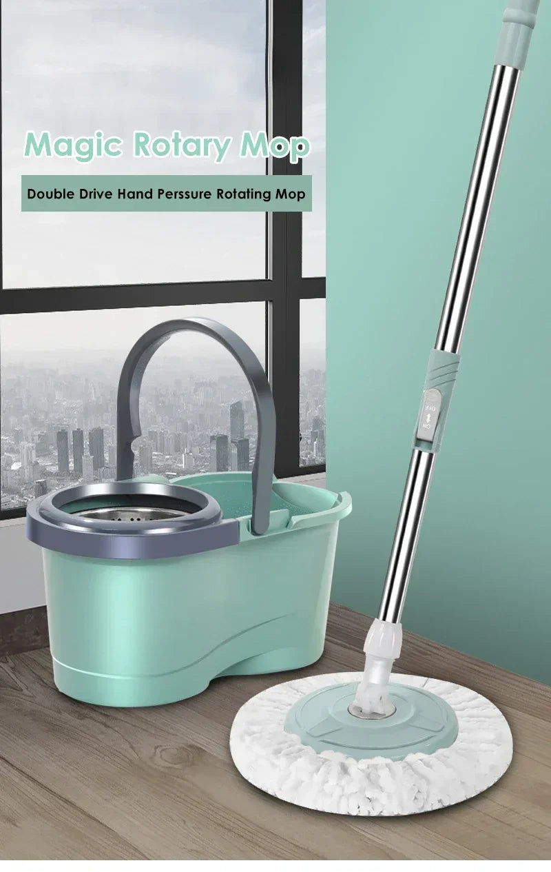 2025 NEW HOT spin mop with automatic rotating mop head